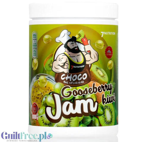 7Nutrition Gooseberry & Kiwi Jam - dżem frużelina z agrestu i kiwi bez dodatku cukru by 7Nutrition (7nutrition-gooseberry-kiwi-jam-dzem-fruzelina-z-agrestu-i-kiwi-bez-dodatku-cukru)