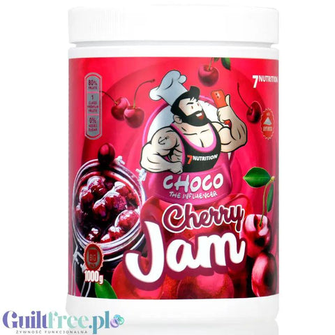 7Nutrition Cherry Jam - wiśniowy dżem frużelina bez dodatku cukru tylko 54kcal by 7Nutrition (7nutrition-cherry-jam-wisniowy-dzem-fruzelina-bez-dodatku-cukru-tylko-54kcal)