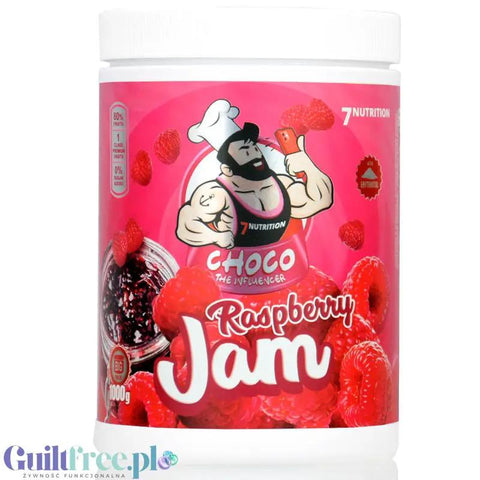 7Nutrition Raspberry Jam - dżem frużelina malinowa bez dodatku cukru by 7Nutrition (7nutrition-raspberry-jam-dzem-fruzelina-malinowa-bez-dodatku-cukru)