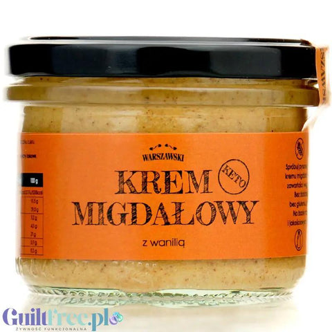Warszawski KETO Krem migdałowy z wanilią bez dodatku cukru i maltitolu by Baton Warszawski (warszawski-keto-krem-migdalowy-z-wanilia-bez-dodatku-cukru-i-maltitolu)