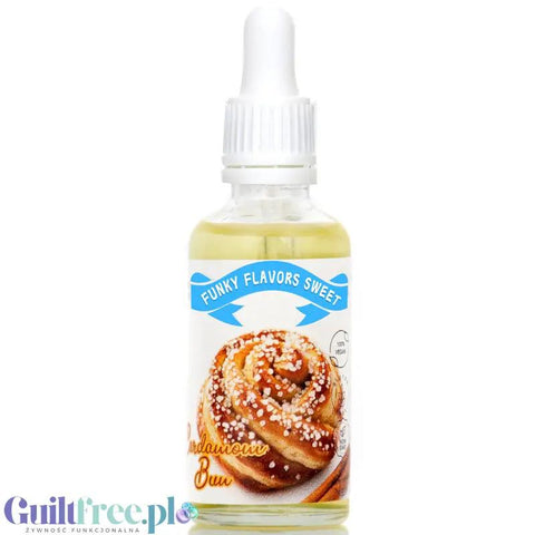Funky Flavors Sweet Swedish Cardamom Bun - kropelki smakowe bez cukru, aromat szwedzkiej bułeczki z cynamonem i kardamonem by Funky Flavors (funky-flavors-sweet-swedish-cardamom-bun-kropelki-smakowe-bez-cukru-aromat-szwedzkiej-buleczki-z-cynamonem-i-kardamonem)