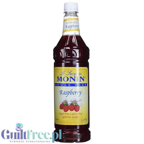 Monin Sugar Free Raspberry Syrup, 1L USA - syrop bez cukru i kalorii do kawy, smak malina by Monin (monin-sugar-free-raspberry-syrup-1l-usa-syrop-bez-cukru-i-kalorii-do-kawy-smak-malina)