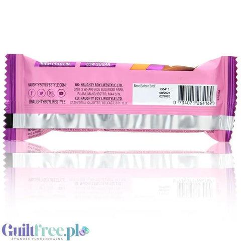 Naughty Boy Esco Protein Bar, Chocolate Caramellow - baton 20g białka & 194kcal, smak Czekolada, Karmel & Marshmallow by Naughty Boy (naughty-boy-esco-protein-bar-chocolate-caramellow-baton-20g-bialka-194kcal-smak-czekolada-karmel-marshmallow)