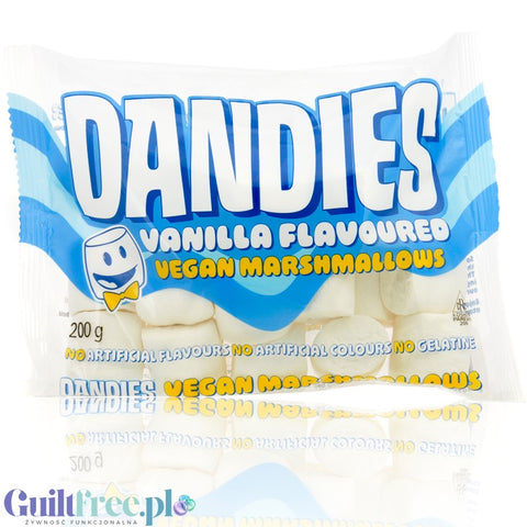 Dandies Vegan Marshmallows Vanilla XXL - wegańskie GIGA pianki o smaku waniliowym, bez sztucznych barwników i aromatów by Dandies (dandies-vegan-marshmallows-vanilla-xxl-weganskie-giga-pianki-o-smaku-waniliowym-bez-sztucznych-barwnikow-i-aromatow)