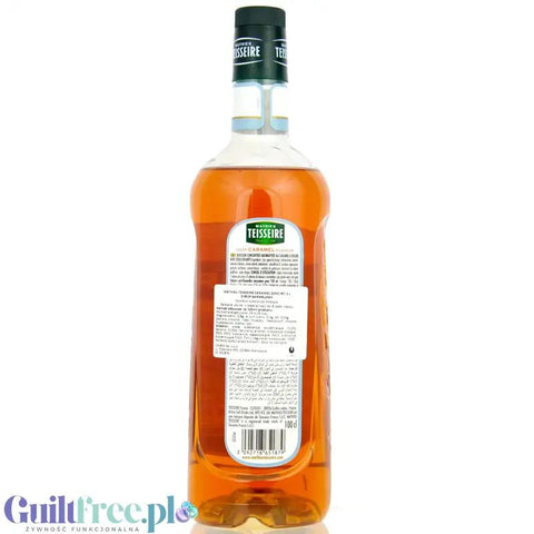Teisseire Caramel Syrup 0% 1L- wegański syrop bez cukru do kawy o smaku karmelowym by Teisseire (teisseire-caramel-syrup-0-1l-weganski-syrop-bez-cukru-do-kawy-o-smaku-karmelowym)