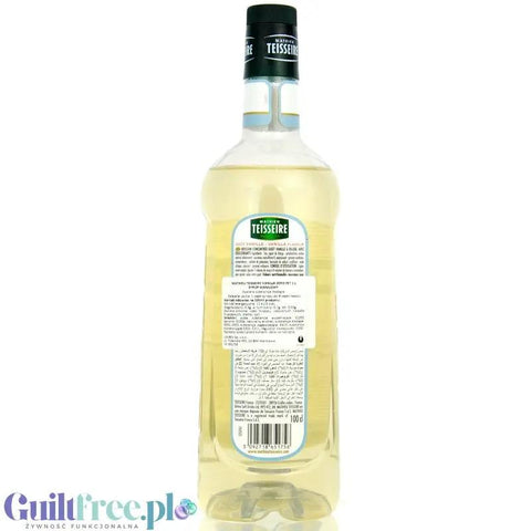Teisseire Vanilla Syrup 0% 1L- wegański syrop bez cukru do kawy o smaku waniliowym by Teisseire (teisseire-vanilla-syrup-0-1l-weganski-syrop-bez-cukru-do-kawy-o-smaku-waniliowym)