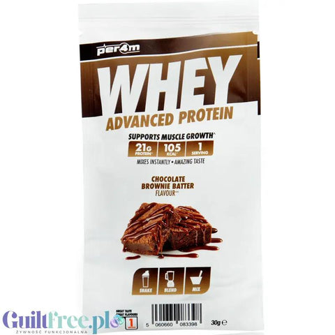Per4m Whey Advanced Protein Chocolate Brownie Batter 30g - gęsta odżywka białkowa WPC, WPI & MPC, Czekoladowe Brownie by per4m® (per4m-whey-advanced-protein-chocolate-brownie-batter-30g-gesta-odzywka-bialkowa-wpc-wpi-mpc-czekoladowe-brownie)