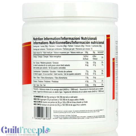 Per4m Cream of Rice, White Chocolate Hazelnut 450g - kleik ryżowy bez cukru, regeneracyjny posiłek treningowy
