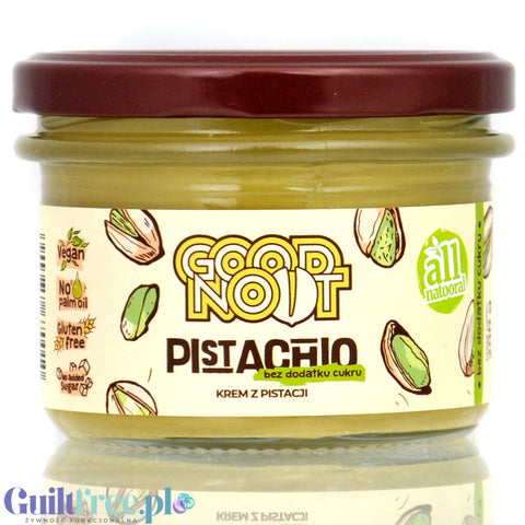 Good Noot Pistachio Cream - wegański rzemieślniczy krem pistacjowy bez cukru 45% pistacji by Good Noot (good-noot-pistachio-cream-weganski-rzemieslniczy-krem-pistacjowy-bez-cukru-45-pistacji)