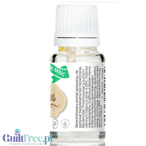 Funky Flavors Basic Chalva 10ml - Chałwa - kropelki aromatyzujące bez cukru, tłuszczu i słodzików by Funky Flavors (funky-flavors-chalva-chalwa-aromat-bez-cukru-bez-tluszczu)