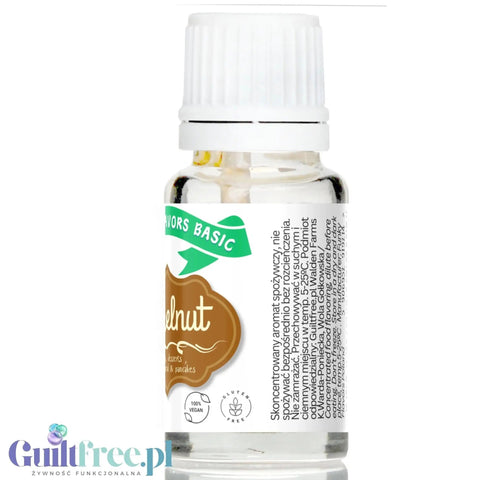 Funky Flavors Basic Hazelnut 10ml - Orzech Laskowy - kropelki aromatyzujące bez cukru, tłuszczu i słodzików by Funky Flavors (funky-flavors-hazelnut-orzech-laskowy-aromat-bez-cukru-bez-tluszczu)