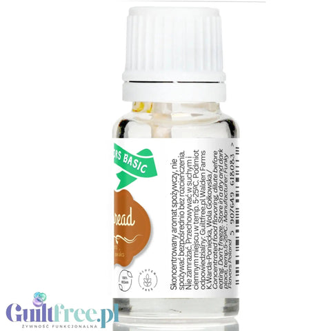 Funky Flavors Basic Gingerbread 10ml - Piernik - kropelki aromatyzujące bez cukru, tłuszczu i słodzików by Funky Flavors (funky-flavors-gingerbread-piernikowy-aromat-bez-cukru-bez-tluszczu)