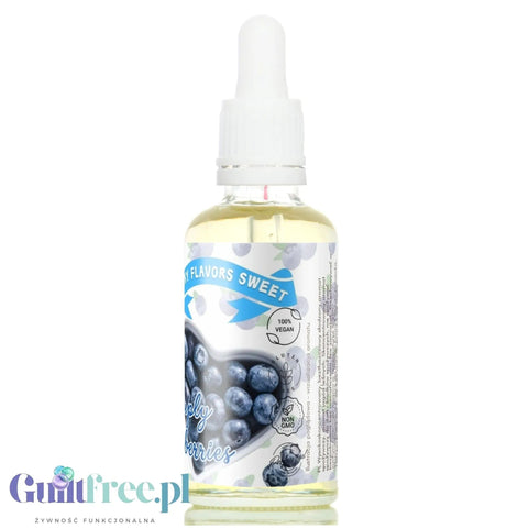Funky Flavors Sweet Simply Blueberries - jagodowe kropelki słodzące bez cukru i bez kalorii by Funky Flavors (funky-flavors-sweet-simply-blueberries-skoncentrowany-jaagodowy-aromat-slodzacy-bez-kalorii)