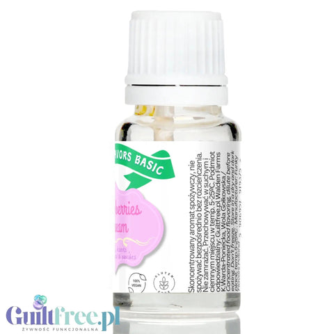 Funky Flavors Basic Strawberries Cream 10ml - Truskawki w Śmietanie - aromatyzujące kropelki bez cukru i słodzików by Funky Flavors (funky-flavors-strawberries-cream-truskawki-w-smietanie-aromat-bez-cukru-bez-tluszczu)