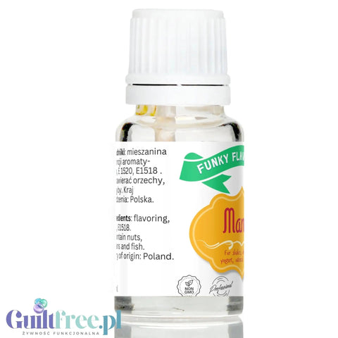 Funky Flavors Basic Mango 10ml - kropelki aromatyczne z nutą mango, bez cukru, słodzików i kalorii by Funky Flavors (funky-flavors-mango-aromat-bez-cukru-bez-tluszczu)