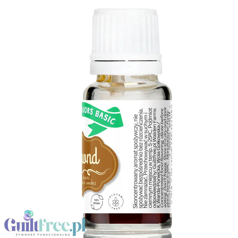 Funky Flavors Basic Almond 10ml - migdałowe kropelki do dań i napojów, bez cukru i słodzików by Funky Flavors (funky-flavors-almond-migdalowy-aromat-bez-cukru-bez-tluszczu)