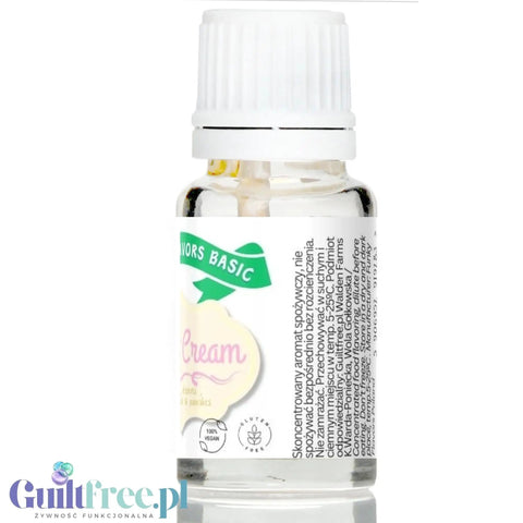 Funky Flavors Basic Sweet Cream 10ml - kropelki aromatyczne z nutą słodkiej śmietanki, bez cukru i słodzików by Funky Flavors (funky-flavors-sweet-cream-slodka-smietanka-aromat-bez-cukru-bez-tluszczu)