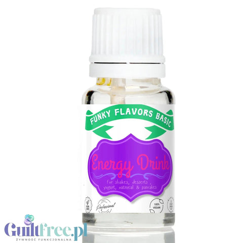 Funky Flavors Basic Energy Drink 10ml - aromat napoju energetycznego bez cukru & bez tłuszczu by Funky Flavors (funky-flavors-energy-drink-aromat-bez-cukru-bez-tluszczu)