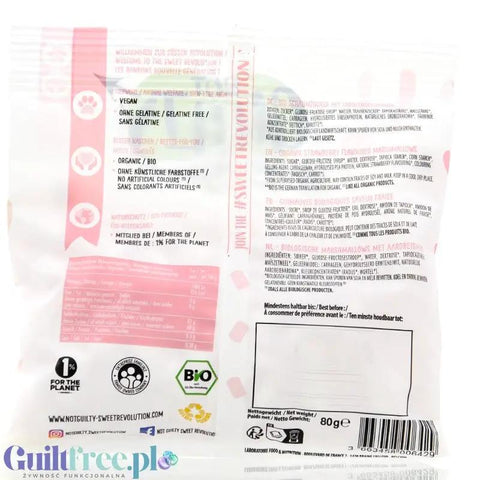 Not Guilty Marilyn Mini Mallow Bio - wegańskie mini pianki marshmallow bez żelatyny by Not Guilty (not-guilty-marilyn-mini-mallow-bio-weganskie-mini-pianki-marshmallow-bez-zelatyny)