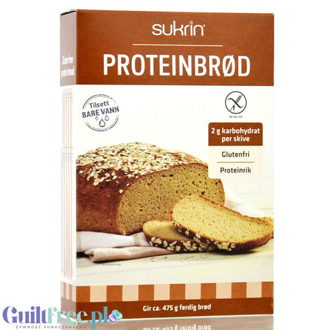 Sukrin Protein Brot Mix - bezglutenowa mieszanka do wypieku chleba proteinowego by Sukrin (sukrin-protein-brot-mix-bezglutenowa-mieszanka-do-wypieku-chleba-proteinowego)