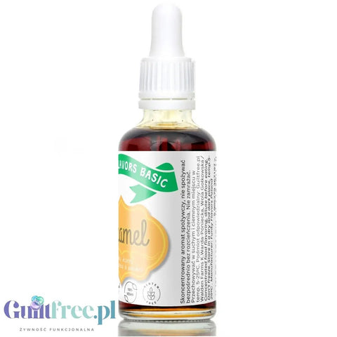 Funky Flavors Basic Caramel 30ml - karmelowe kropelki aromatyzujące bez cukru, słodzików i kalorii by Funky Flavors (funky-flavors-caramel-30ml-karmel-aromat-bez-cukru-bez-tluszczu)