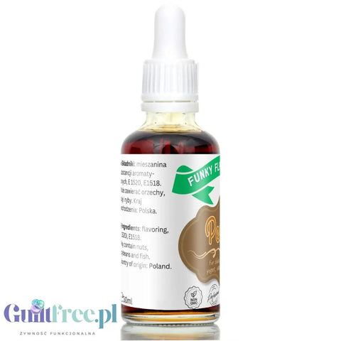 Funky Flavors Basic Pecan 30ml - kropelki aromatyzujące bez cukru i słodzików, aromat orzechów pekan by Funky Flavors (funky-flavors-basic-pecan-30ml-kropelki-aromatyzujace-bez-cukru-i-slodzikow-aromat-orzechow-pekan)