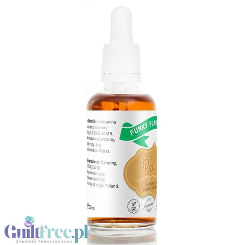 Funky Flavors Basic Peanut 30ml - Orzechy Ziemne - Fistaszkowe kropelki aromatyzujące bez cukru i słodzików by Funky Flavors (funky-flavors-peanut-30ml-orzechy-ziemne-aromat-bez-cukru-bez-tluszczu)
