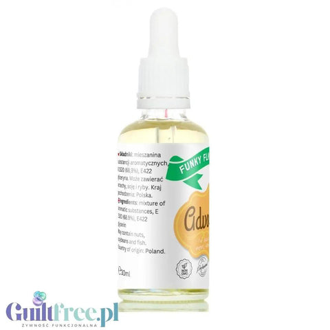 Funky Flavors Basic Advocate 30ml - Kropelki Aromatyzujące do Fit Deserów, Wypieków i Kawy bez cukru by Funky Flavors (funky-flavors-advocate-30ml-aromat-bez-cukru-i-bez-tluszczu)
