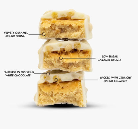 Per4m Protein Bar Caramel Biscuit - baton białkowy 20g białka, smak karmelizowane ciasteczko & biała czekolada by per4m® (per4m-protein-bar-caramel-biscuit-baton-bialkowy-20g-bialka-smak-karmelizowane-ciasteczko-biala-czekolada)