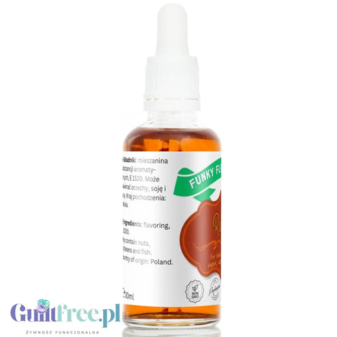 Funky Flavors Basic Rum 30ml - rumowe kropelki aromatyzujące bez cukru, słodzików i kalorii by Funky Flavors (funky-flavors-rum-30ml-aromat-rumowy-bez-cukru-bez-tluszczu)