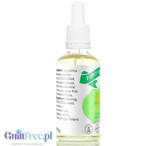 Funky Flavors Basic Lime 30g - limonkowe kropelki spożywcze bez cukru, tłuszczu i kalorii by Funky Flavors (funky-flavors-lime-30ml-limonkowy-aromat-spozywczy-bez-cukru-tluszczu-i-kalorii)