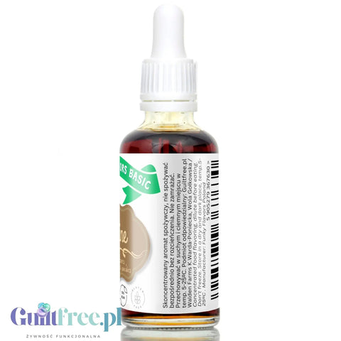 Funky Flavors Basic Praline 30ml - pralinkowe kropelki do potraw i napojów bez cukru i słodzików by Funky Flavors (funky-flavors-praline-30ml-aromat-pralinkowy-bez-cukru-i-bez-tluszczu)