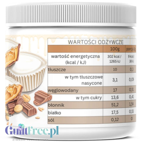 Funky Flavors Splash White PB Cup 200g - błonnikowy aromat słodzący w proszku Białej Czekolady & Masła Orzechowego by Funky Flavors (funky-flavors-splash-white-pb-cup-200g-blonnikowy-aromat-slodzacy-w-proszku-bialej-czekolady-masla-orzechowego)