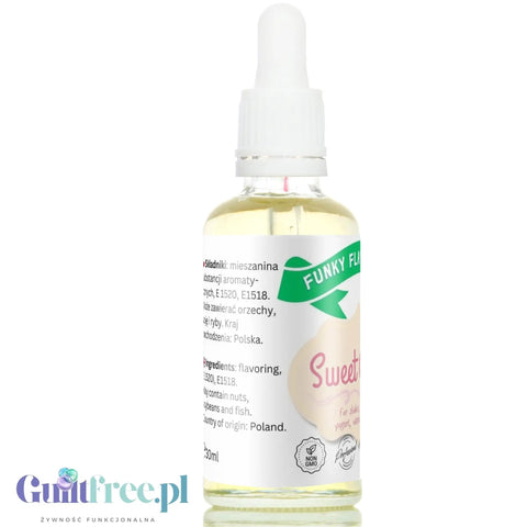 Funky Flavors Basic Sweet Cream 30ml - śmietankowy aromat w kroplach bez cukru i bez tłuszczu by Funky Flavors (funky-flavors-sweet-cream-30ml-smietankowy-aromat-w-kroplach-bez-cukru-i-bez-tluszczu)