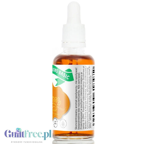 Funky Flavors Basic Orange 30ml - kropelki aromatyczne do jedzenia i picia, bez cukru i słodzików by Funky Flavors (funky-flavors-orange-aromat-pomaranczowy)