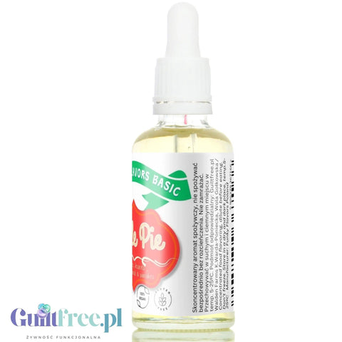 Funky Flavors Basic Apple Pie 30ml - szarlotkowe kropelki bez cukru, słodzików i bez kalorii by Funky Flavors (funky-flavors-apple-pie-30ml-szarlotka-aromat-bez-cukru-bez-tluszczu)