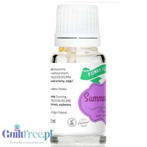 Funky Flavors Basic Summer Berries 10ml - aromat spożywczy bez cukru i słodzików, Maliny, Truskawki & Jagody by Funky Flavors (funky-flavors-summer-berries-10ml-aromat-spozywczy-bez-cukru-i-slodzikow-maliny-truskawki-jagody)