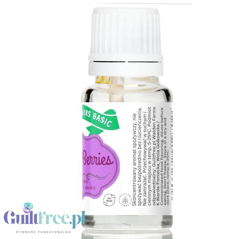Funky Flavors Basic Summer Berries 10ml - aromat spożywczy bez cukru i słodzików, Maliny, Truskawki & Jagody by Funky Flavors (funky-flavors-summer-berries-10ml-aromat-spozywczy-bez-cukru-i-slodzikow-maliny-truskawki-jagody)