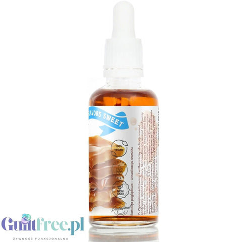 Funky Flavors Sweet Creamy Caramel Stevia - kropelki smakowe ze stewią aromat bez cukru & bez tłuszczu, Karmel by Funky Flavors (funky-flavors-sweet-caramel-stevia-slodzony-stewia-aromat-bez-cukru-bez-tluszczu-karmel)