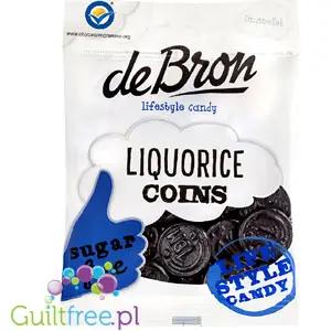 DeBron Liquorice Coins - słodkie cukierki lukrecjowe bez cukru by De Bron (debron-liquorice-coins-slodkie-cukierki-lukrecjowe-bez-cukru)
