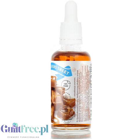 Funky Flavors Sweet Creamy Caramel - karmelowe kropelki słodzące bez cukru, bez tłuszczu, bez kalorii by Funky Flavors (funky-flavors-sweet-caramel-slodzony-aromat-bez-cukru)