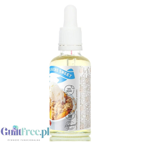 Funky Flavors Sweet Peach Cobbler - słodkie kropelki bez cukru i kalorii o smaku Ciasta z Brzoskwiniami i Kruszonką by Funky Flavors (funky-flavors-sweet-peach-cobbler-slodzony-aromat-ciasta-z-brzoskwiniami-bez-kcal)