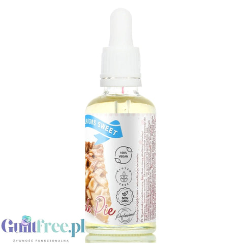 Funky Flavors Sweet Apple Pie - szarlotkowe kropelki słodzące bez cukru i kalorii by Funky Flavors (funky-flavors-sweet-apple-pie-50ml-slodzony-aromat-bez-cukru-bez-tluszczu-szarlotka)