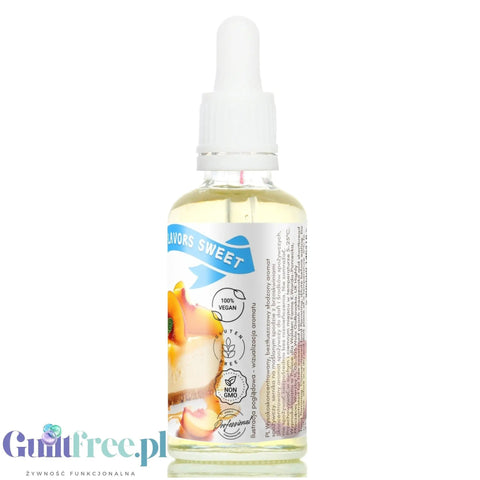 Funky Flavors Sweet Peachy Keen - słodzony aromat sernika brzoskwiniowego bez cukru, tłuszczu i kalorii by Funky Flavors (funky-flavors-sweet-peachy-keen)