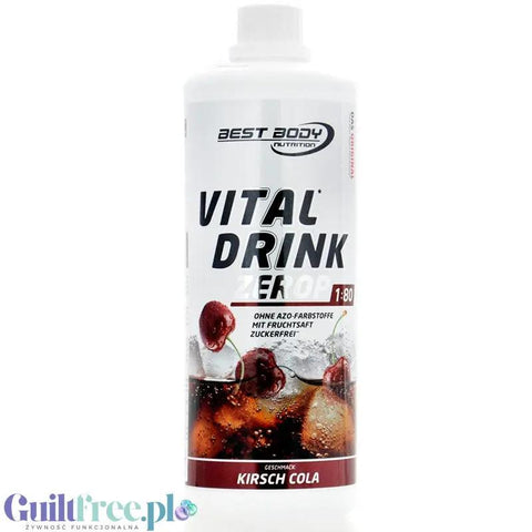 Vital Drink Cherry Cola 1L - koncentrat bez cukru z witaminami by Best Body Nutrition (vital-drink-cherry-cola-1l-koncentrat-bez-cukru-z-witaminami)