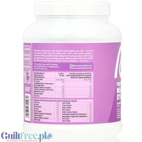 More Nutrition More Nutrition Total Protein Vanilla Ice Cream 0,6kg - kazeina, gęste białko, smak Lody Waniliowe - Protein Supplements