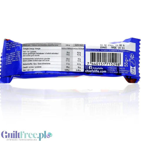 Chiefs Protein Soft Bar Choco Caramel - baton proteinowy, Czekoladowo-Karmelowy, 16g białka & 202kcal by Chiefs (chiefs-protein-soft-bar-choco-caramel-baton-proteinowy-czekoladowo-karmelowy-16g-bialka-202kcal)