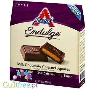 Atkins Endulge Squares, czekoladki z masą karmelową PUDEŁKO by Atkins (endulge-squares-milk-chocolate-caramel-pudelko)