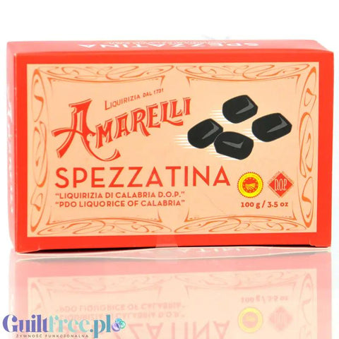 Amarelli Liquirizia Spezzatina Confetti 100g - kalabryjska lukrecja anyżkowa 100% bez cukru i słodzików by Amarelli (amarelli-liquirizia-spezzatina-confetti-100g-kalabryjska-lukrecja-anyzkowa-100-bez-cukru-i-slodzikow)