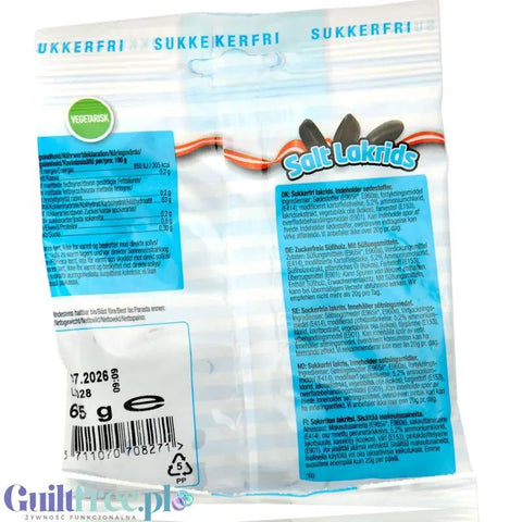 Nordthy Salt Lakrids Hard - słodko-słone twarde cukierki lukrecjowe bez dodatku cukru by Nordthy (nordthy-salt-lakrids-hard-slodko-slone-twarde-cukierki-lukrecjowe-bez-dodatku-cukru)